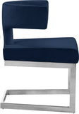 Alexandra Velvet Dining Chair - Contemporary Design with Luxurious Comfort and Durable Gold Base