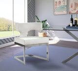 Alexandra Contemporary Dining Chair - Luxurious Upholstered Design with Gold Metal Base for Comfort