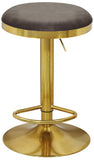 Brody Elegant Adjustable Stool with Luxurious Cushion and Stylish Finish for Upscale Entertaining