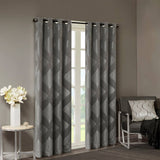 Ogee (Max Blackout) Window Curtain, Grey