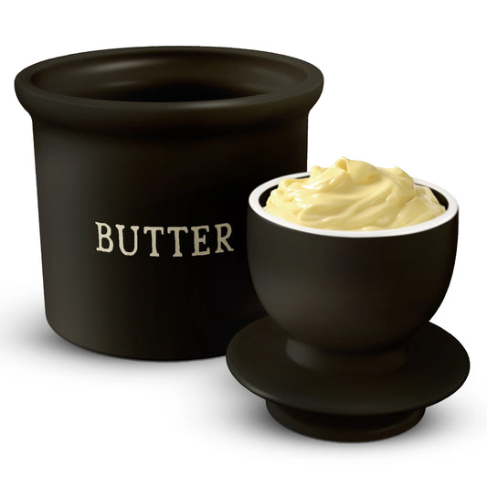 Kook Ceramic French Butter Keeper Dish