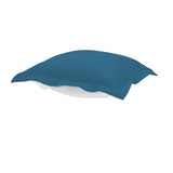 Puff Chair Ottoman Seascape Turquoise Cushion and Cover
