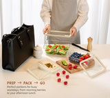Kook 3-Piece Glass Food Storage Container Set