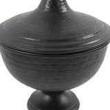 Hammered Em Dash Covered Urn- Medium