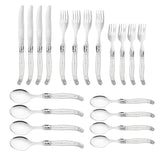 Wholesale Laguiole 20pc 18/10 Stainless-Steel Flatware, Pearl White
