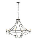 Novella Large Black Chandelier