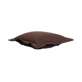 Puff Ottoman Cover Sterling Chocolate -Cover Only