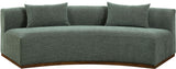 Avanti - 104" Chenille Fabric Upholstered Sofa