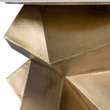 Walker Marble Dining Table with Brass Finish Base - Elevate Your Dining Room with Elegance and Style