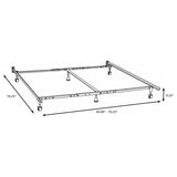 Kerns Queen or Eastern King or California King Bed Frame Black
