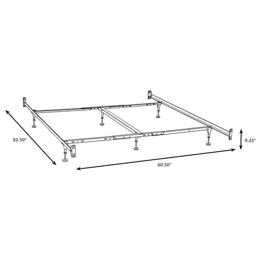 Esme Queen or Eastern King Bed Frame Black