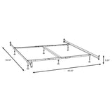 Esme Queen or Eastern King Bed Frame Black