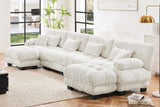 CLOUDIES 173" 4 Seater Sofa with 2 Ottomans