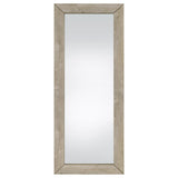 Cadence Tempered Glass Full Length Mirror Grey Washed Oak