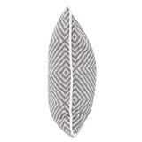 24 x 24 Outdoor Pillow Helm Pewter- Down Alternative Insert