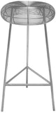 Tuscany Stylish Iron Bar Stool with Wire Seat for Contemporary Home Bar and Industrial Appeal