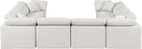 Indulge - Faux Leather 8 Piece Modular Sectional