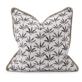 24 x 24 Pillow Hemp Charcoal - Down Insert