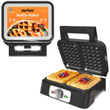 2-Slice Waffle Maker with Adjustable Temperature Control