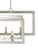 Middleton Rectangular Silver Chandelier