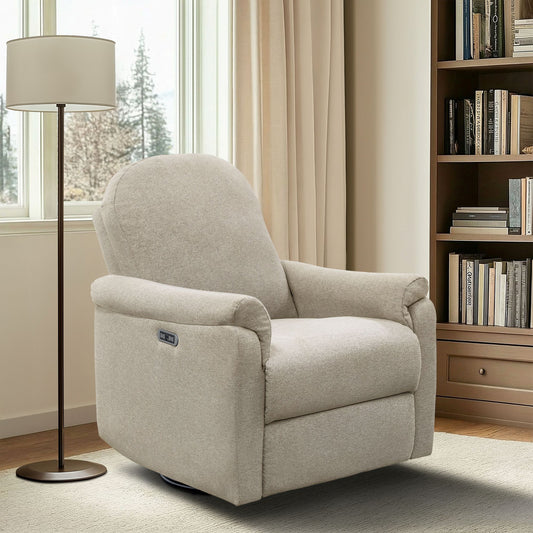 3 in1 Power Recliner with Usb and Type-C Ports, Beige