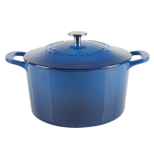 Martha Stewart Gatwick 7-Quart Enameled Cast Iron Dutch Oven