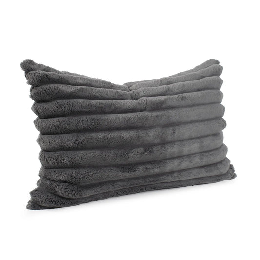 Pillow 14 x 22 Shar Pei Charcoal- Down Alternative Insert
