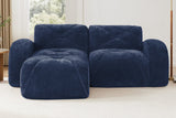 MYLO 80" Loveseat with 1 Ottoman