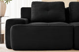 CORDELIA 151" 6-Seater Sofa with 2 Ottomans