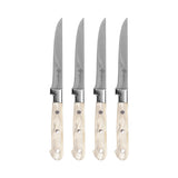 Au Nain Set of 4  Pearlized Champagne Steak Knives