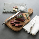 Laguiole Connoisseur Bbq Steak Knives with Deer Horn Handles