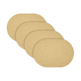 Loft Felt Sand Placemat - Oval 13.3x16.5"- Set of 4
