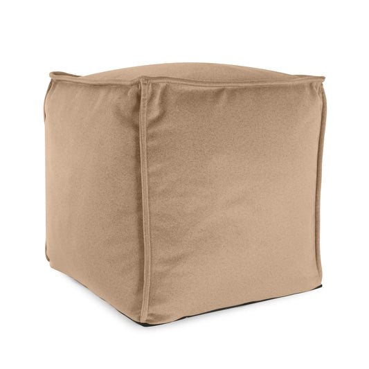 Qivuit Camel Square Pouf