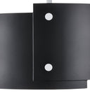 Ritsu Black Semi-Flush Mount