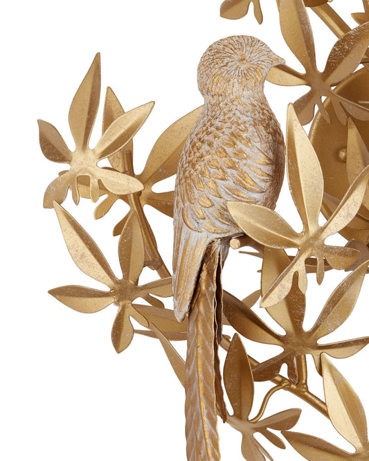 Aviary Gold Wall Sconce, Right