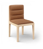 Ellis - Vegan Leather Upholstered Dining Chair (Set of 2) - Natural Base