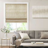 Wholesale Faux Silk Cordless Roman Shade, Taupe