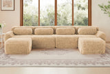 MELLOW 149" 4-Seater Sofa with 2 Ottomans
