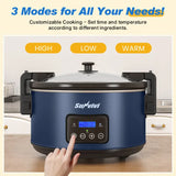 Wholesale 8.5 Quart Programmable Slow Cooker, Multi-Cooker Food Warmer
