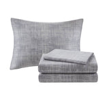 Watercolor Stripe Complete Comforter & Sheet Set, Navy