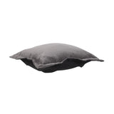 Puff Ottoman Cover Pana Charcoal/Natural -Cover Only