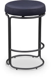 Madison Counter Stools - Set of 2 Stylish Swivel Seats with Durable Matte Metal Frame for Modern Spaces
