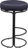 Madison Counter Stools - Set of 2 Stylish Swivel Seats with Durable Matte Metal Frame for Modern Spaces