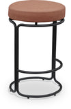Madison Counter Stools - Set of 2 Stylish Swivel Seats with Durable Matte Metal Frame for Modern Spaces