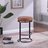Madison Counter Stools - Set of 2 Stylish Swivel Seats with Durable Matte Metal Frame for Modern Spaces
