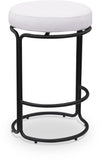 Madison Counter Stools - Set of 2 Stylish Swivel Seats with Durable Matte Metal Frame for Modern Spaces
