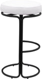 Madison Bar Stool Set of 2 - Stylish Swivel Design with Durable Matte Frame for Modern Spaces