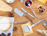 Laguiole 5 Piece Cheese Knife & Slicer Set Mixed Metals