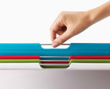 Folio™ 4-piece Multicolour Chopping Board Set with Chef's Knife