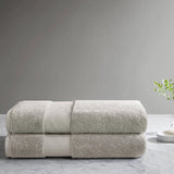 Turkish 600gsm Cotton 2-Piece Bathroom Sheet Set, Grey